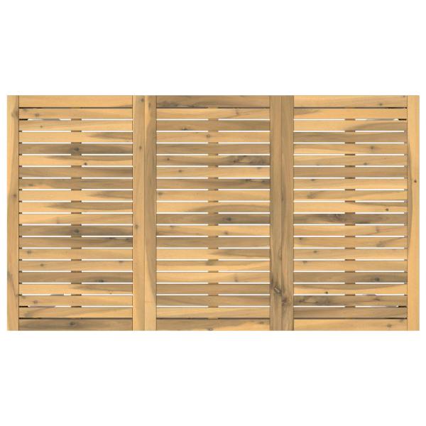Gartenbar-Tisch Weiß 141 x 80,5 x 105 cm Massivholz Akazie
