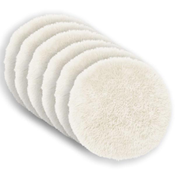 Kissen mit Kissen HEERLEN 6 Stk. Weiß PV Fleece