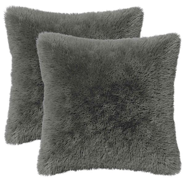 Kissen mit Kissen HEERLEN 2 Stk. Hellgrün PV Fleece