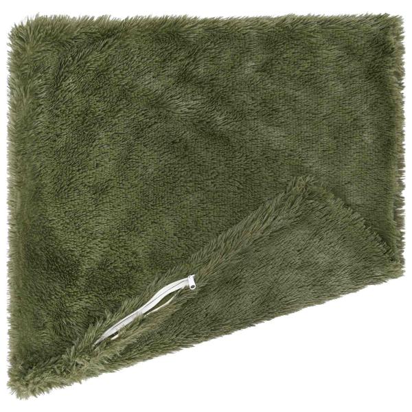 Kissen 2 stk. HEERLEN Grün 55 x 55 cm PV Fleece