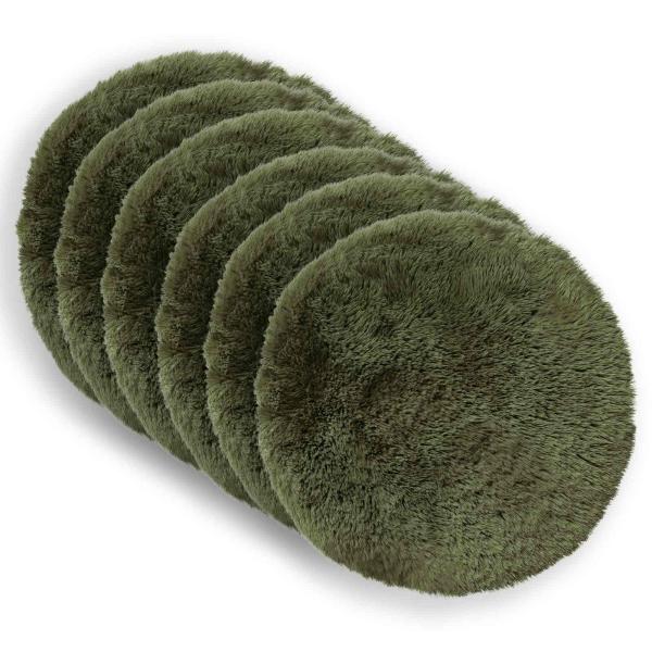 Kissen mit Kissen HEERLEN 2 Stk. Grün PV Fleece