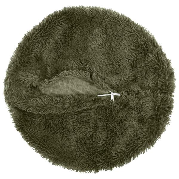 Kissen mit Kissen HEERLEN 2 Stk. Grün PV Fleece