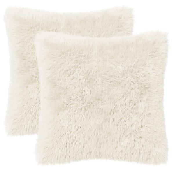 Kissen mit Kissen HEERLEN 12 Stk. Weiß PV Fleece