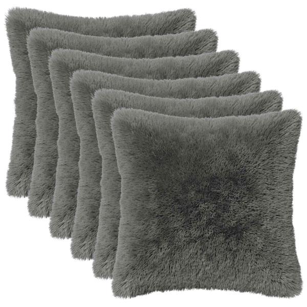 Kissen mit Kissen HEERLEN 6 Stk. Hellgrün PV Fleece