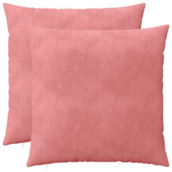 Kissen mit Kissen HEERLEN 2 Stk. Rosa Samt