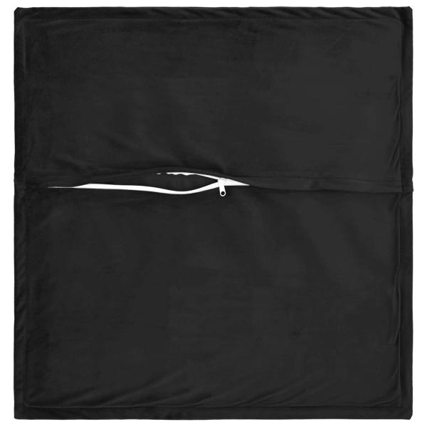 Kissen mit Kissen HOUTEN 2 Stk. Schwarz Samt