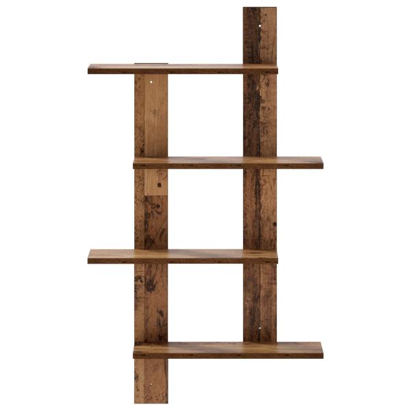 Wandregal Altholz 61 x 13,5 x 105 cm Holzwerkstoff