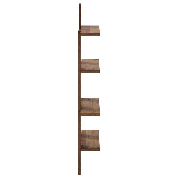 Wandregal Altholz 61 x 13,5 x 105 cm Holzwerkstoff
