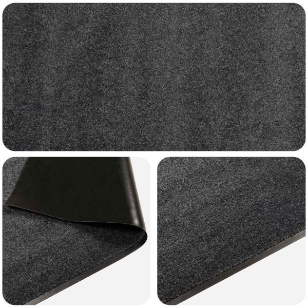 Fußmatte Hellgrau 250 x 120 cm 100% Polyamid