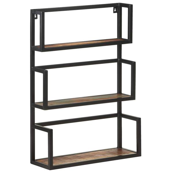 ARDEBO.de - Wandregal 60x20x85 cm Altholz Massiv