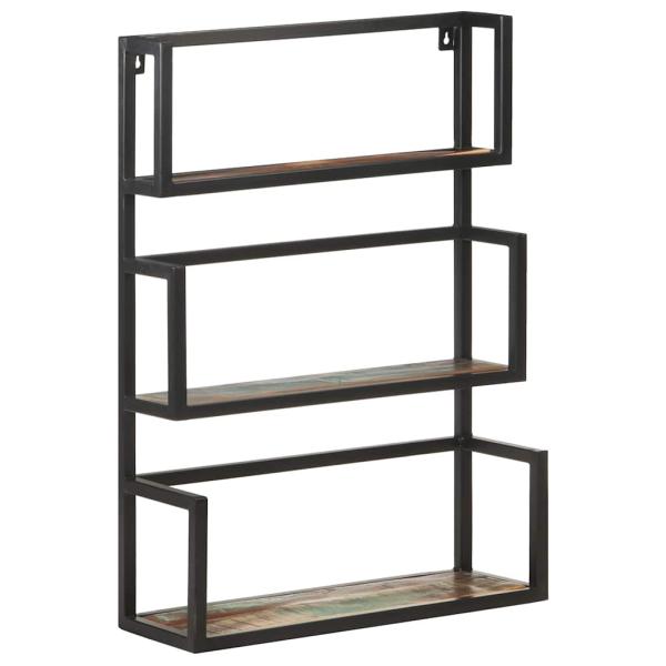 Wandregal 60x20x85 cm Altholz Massiv