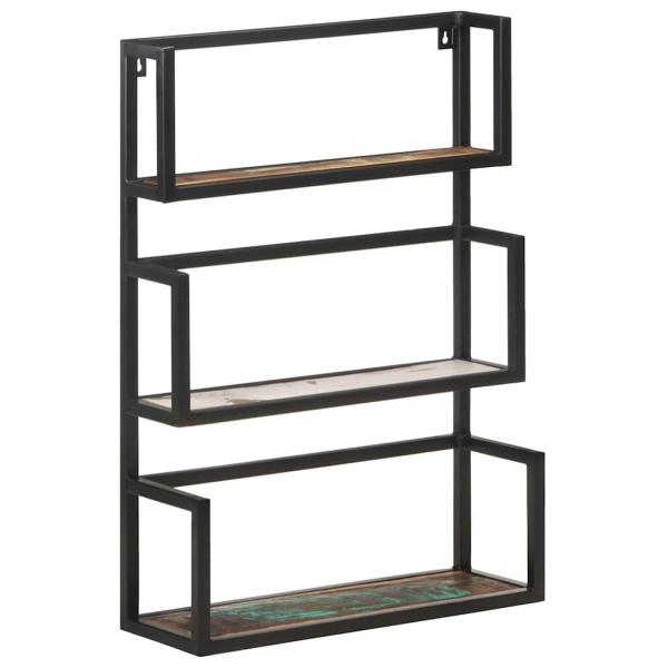 Wandregal 60x20x85 cm Altholz Massiv