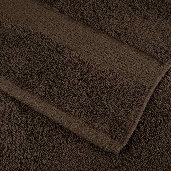 8 tlg. Premium-Handtuch-Set SOLUND Braun 600 g/m²