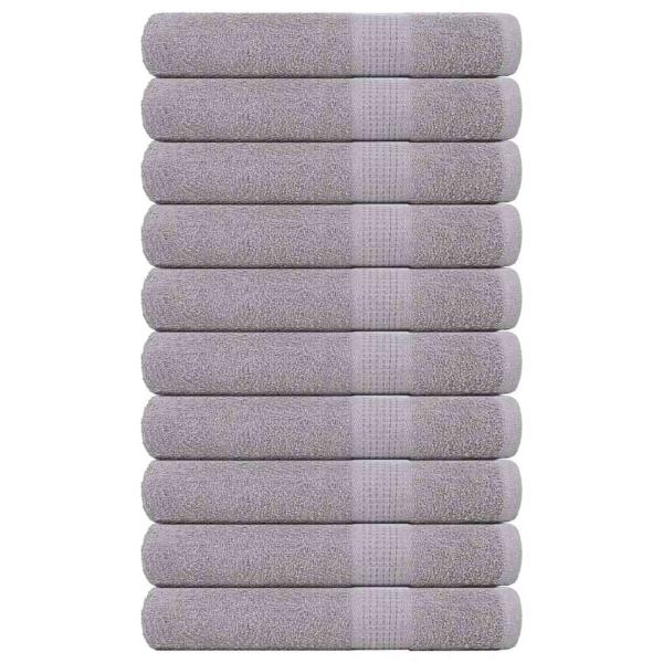 Saunatücher FROGN 10 Stk. Grau 80x200 cm 360 g/m²