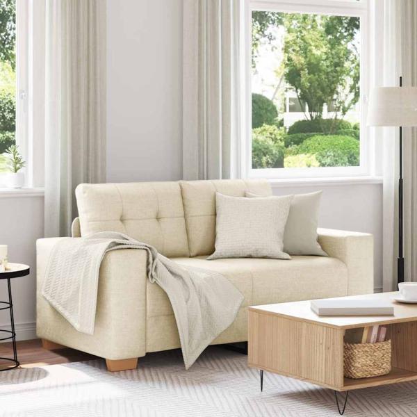 ARDEBO.de - Loveseat-Sofa Leinen 160x77x82 cm