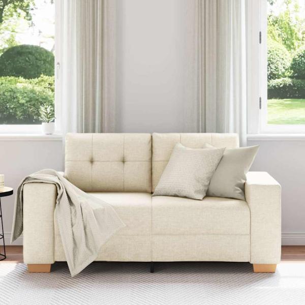 Loveseat-Sofa Leinen 160x77x82 cm