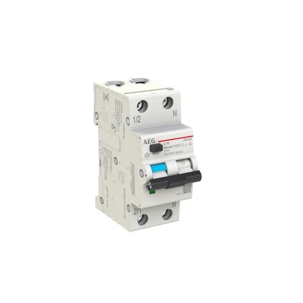 ARDEBO.de - FI/LS-Kombination 1-polig + N Typ A "DN100" C 16 A 30 mA 10 KA