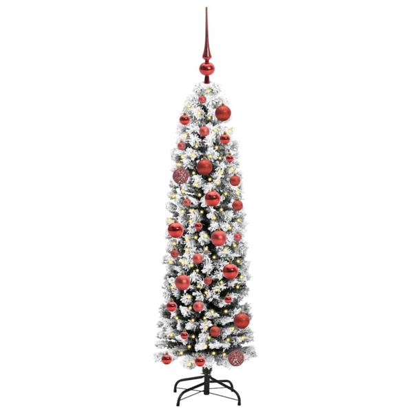 Künstlicher Weihnachtsbaum mit 150 LEDs mit Ständer Grün 120 cm