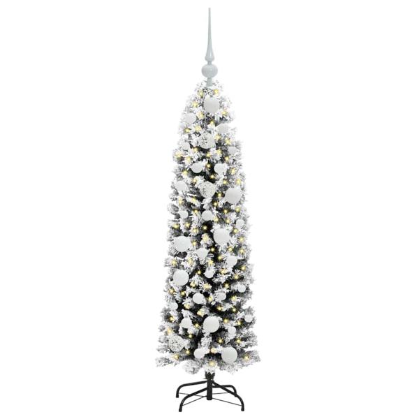 Künstlicher Weihnachtsbaum mit 150 LEDs mit Ständer Grün 120 cm