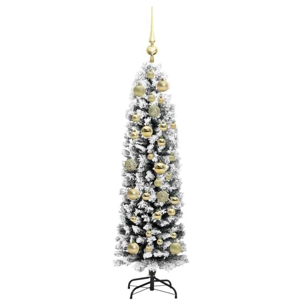 Künstlicher Weihnachtsbaum mit 150 LEDs mit Ständer Grün 120 cm