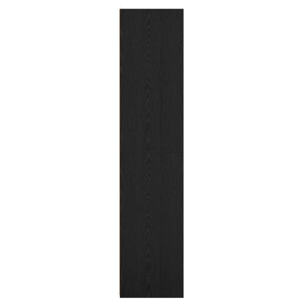 Sideboard Schwarz Eichen-Optik 45 x 41 x 185 cm Holzwerkstoff