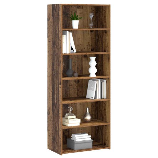 Sideboard Eichenholz 70 x 41 x 185 cm Holzwerkstoff