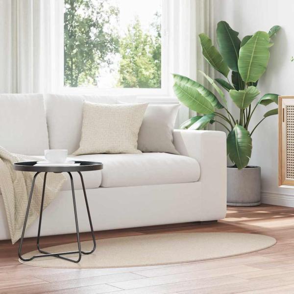 ARDEBO.de - Teppich HUARTE Beige 80 x 150 cm 100 % Polyester