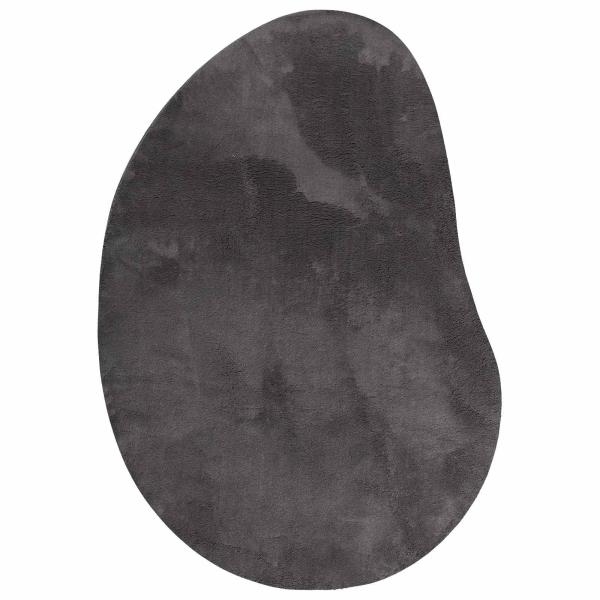 Teppich HUARTE Anthrazit 80 x 150 cm Polyester