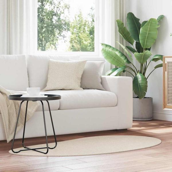 ARDEBO.de - Teppich HUARTE Beige 80 x 150 cm Polyester