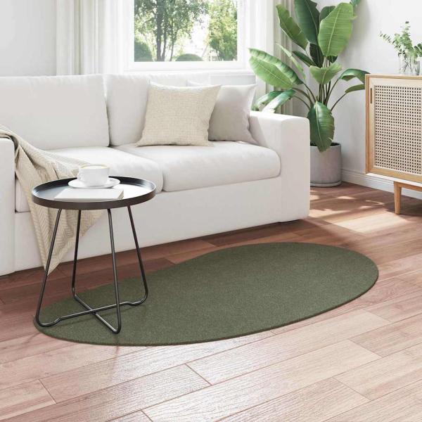 Teppich HUARTE Waldgrün 80 x 150 cm Polyester