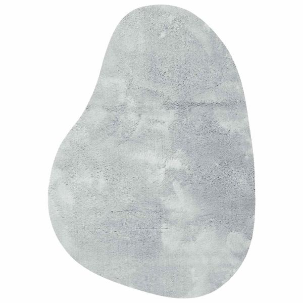 Teppich HUARTE Grau 140 x 200 cm Polyester