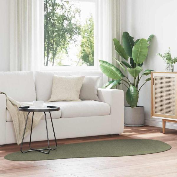 ARDEBO.de - Teppich HUARTE Waldgrün 100 x 200 cm Polyester