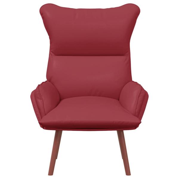 Sessel Weinrot 69 x 74 x 93 cm Kunstleder