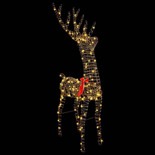 3D Weihnachtsrentier LOVIISA 140 LEDs Warmes Weiß