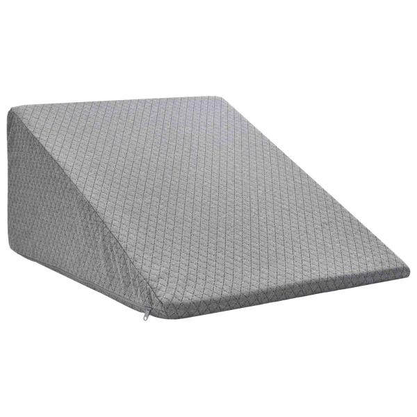 Beinkissen 60 x 50 x 30 cm Weich Viscoschaum Grau