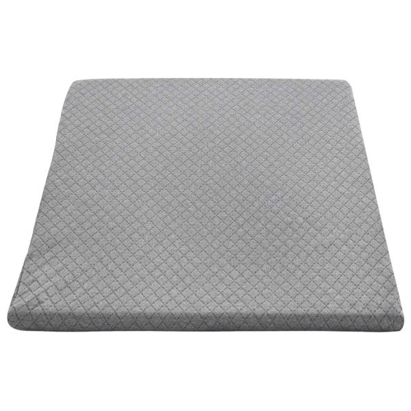 Beinkissen 60 x 50 x 30 cm Weich Viscoschaum Grau