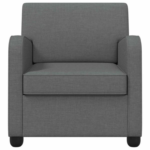 Sessel Dunkelgrau Stoff