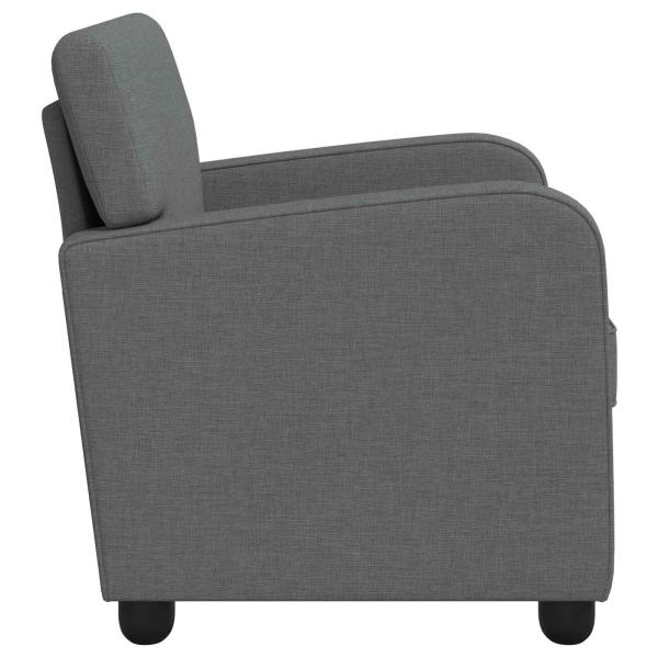 Sessel Dunkelgrau Stoff