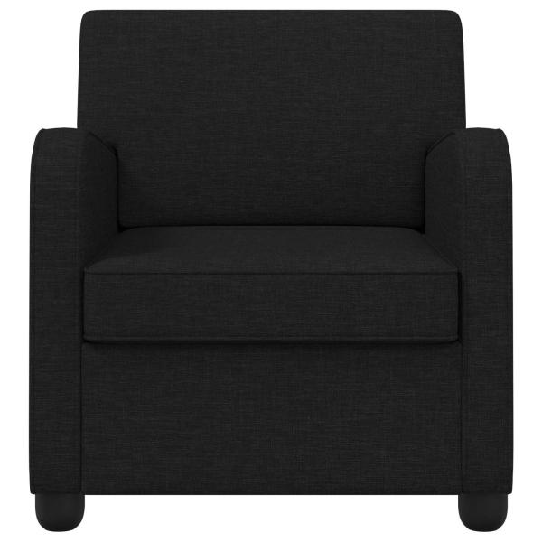 Sessel Schwarz Stoff
