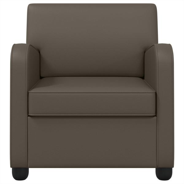 Sessel Grau Kunstleder