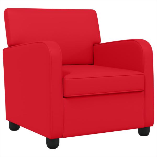 Sessel Rot Kunstleder