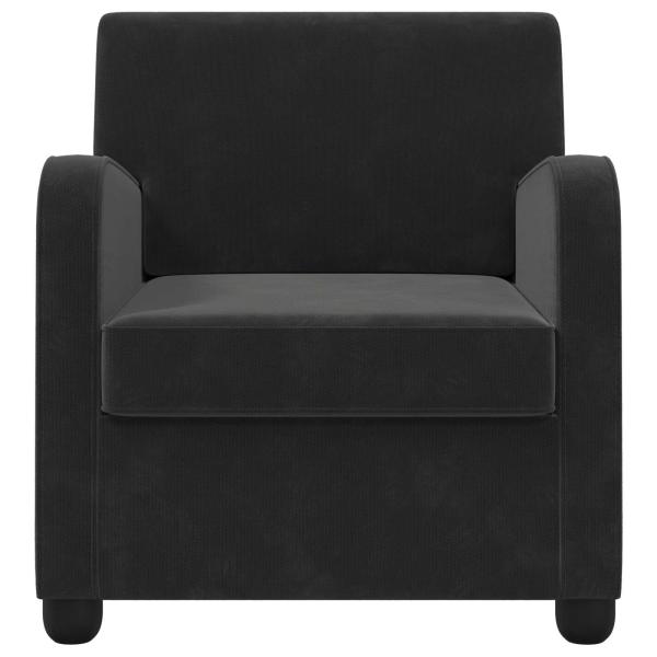 Sessel Schwarz Samt