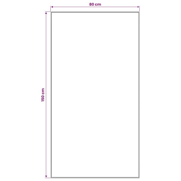 Teppichläufer ORIZ 1150 gsm Schwarzes Netzmuster