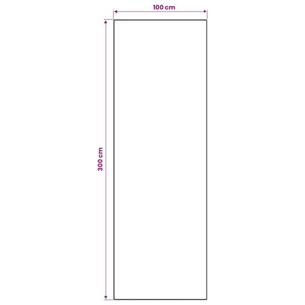 Teppichläufer ORIZ 1150 gsm Grau und Weiß