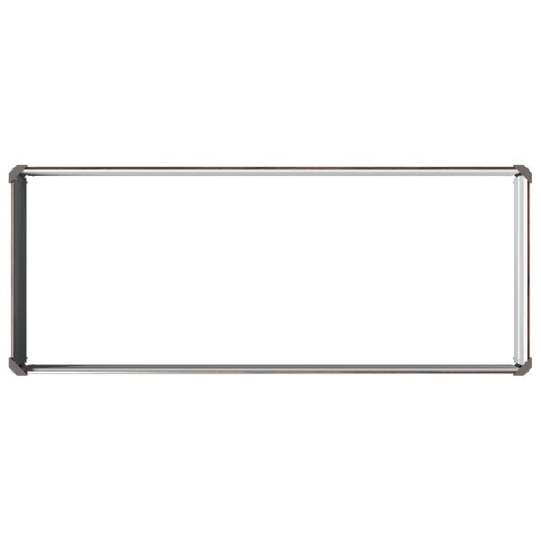 Hochbeet im Garten Schwarznuss 100 x 40 x 24 cm Stahl