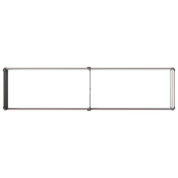 Hochbeet im Garten Braun 160 x 40 x 24 cm Stahl
