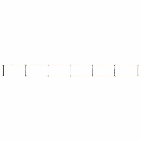 Hochbeet im Garten Holz Braun 480 x 40 x 24 cm Stahl