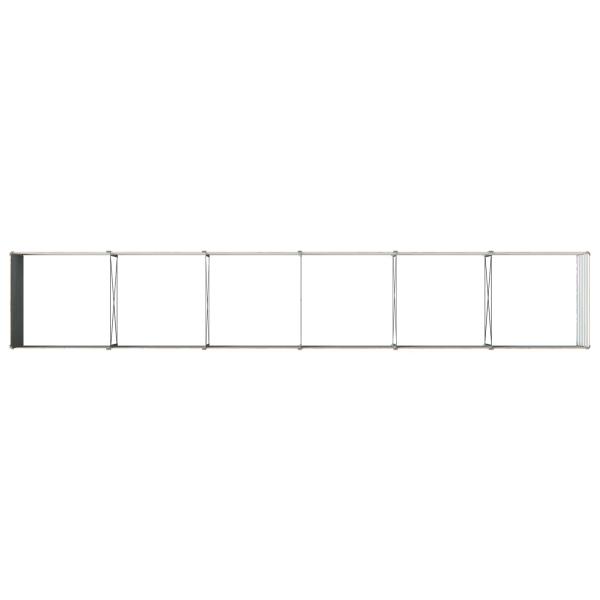 Hochbeet im Garten Holz Braun 480 x 80 x 55 cm Stahl