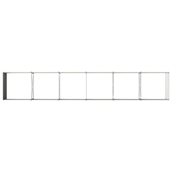 Hochbeet im Garten Braun 480 x 80 x 55 cm Stahl