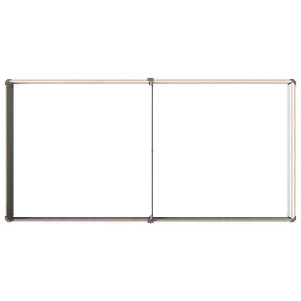 Hochbeet im Garten Holz Natur 160 x 80 x 24 cm Stahl